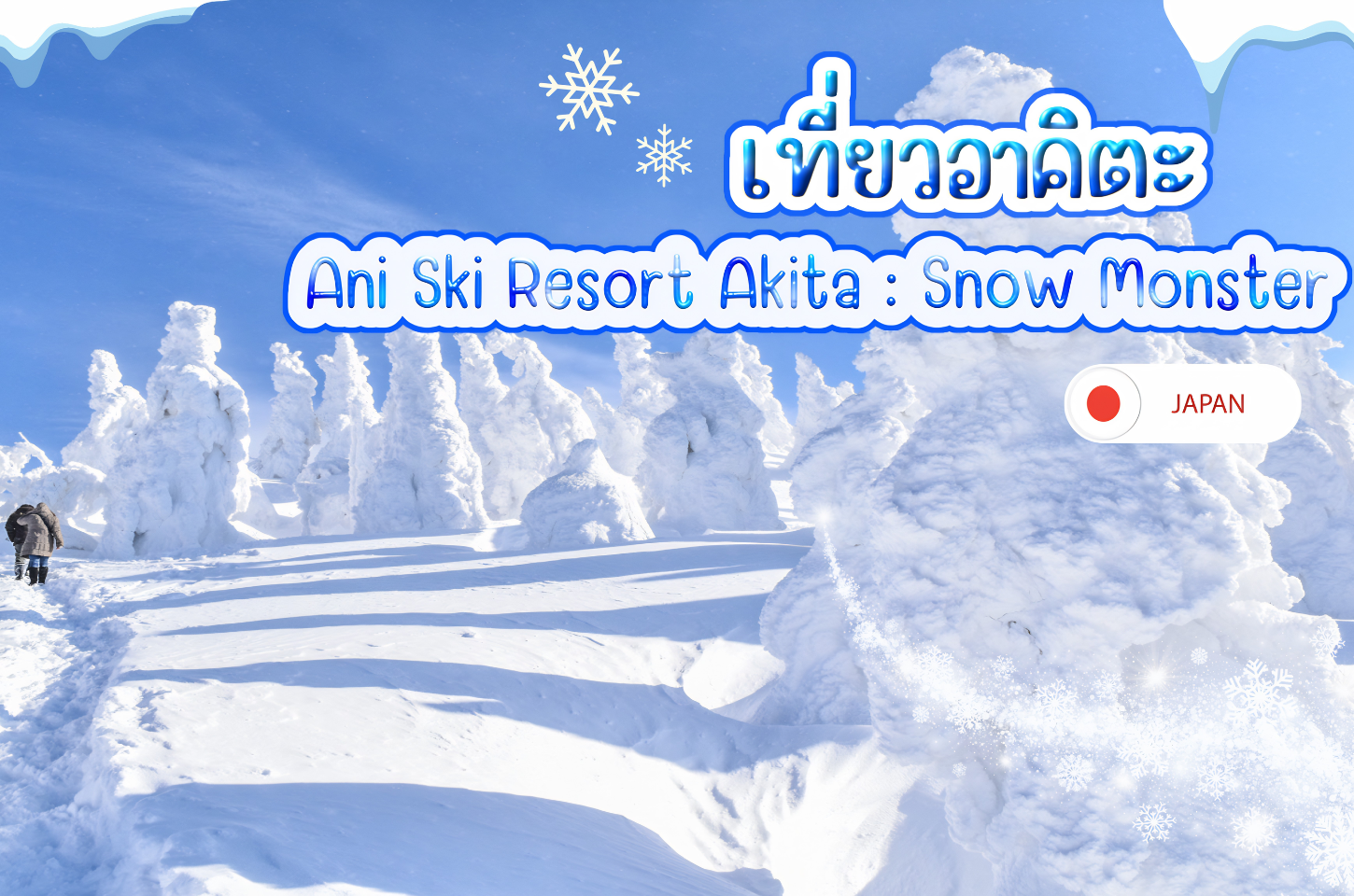 เที่ยวอาคิตะ Ani Ski Resort Akita : Snow Monster