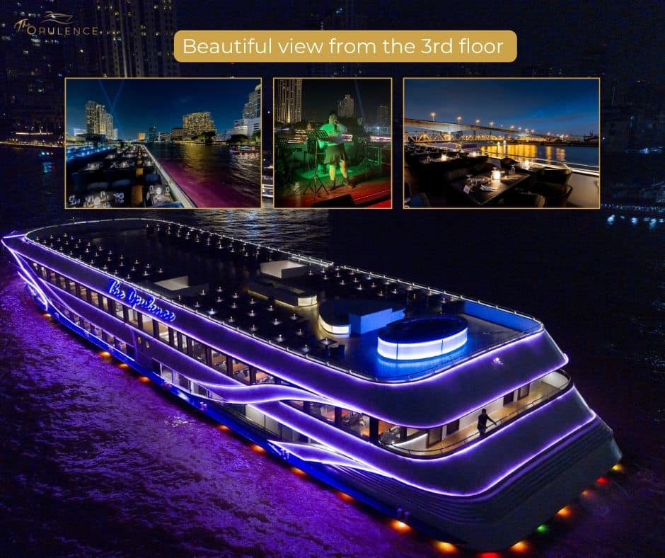 ล่องเรือดินเนอร์บนเรือหรู The Opulence Cruise