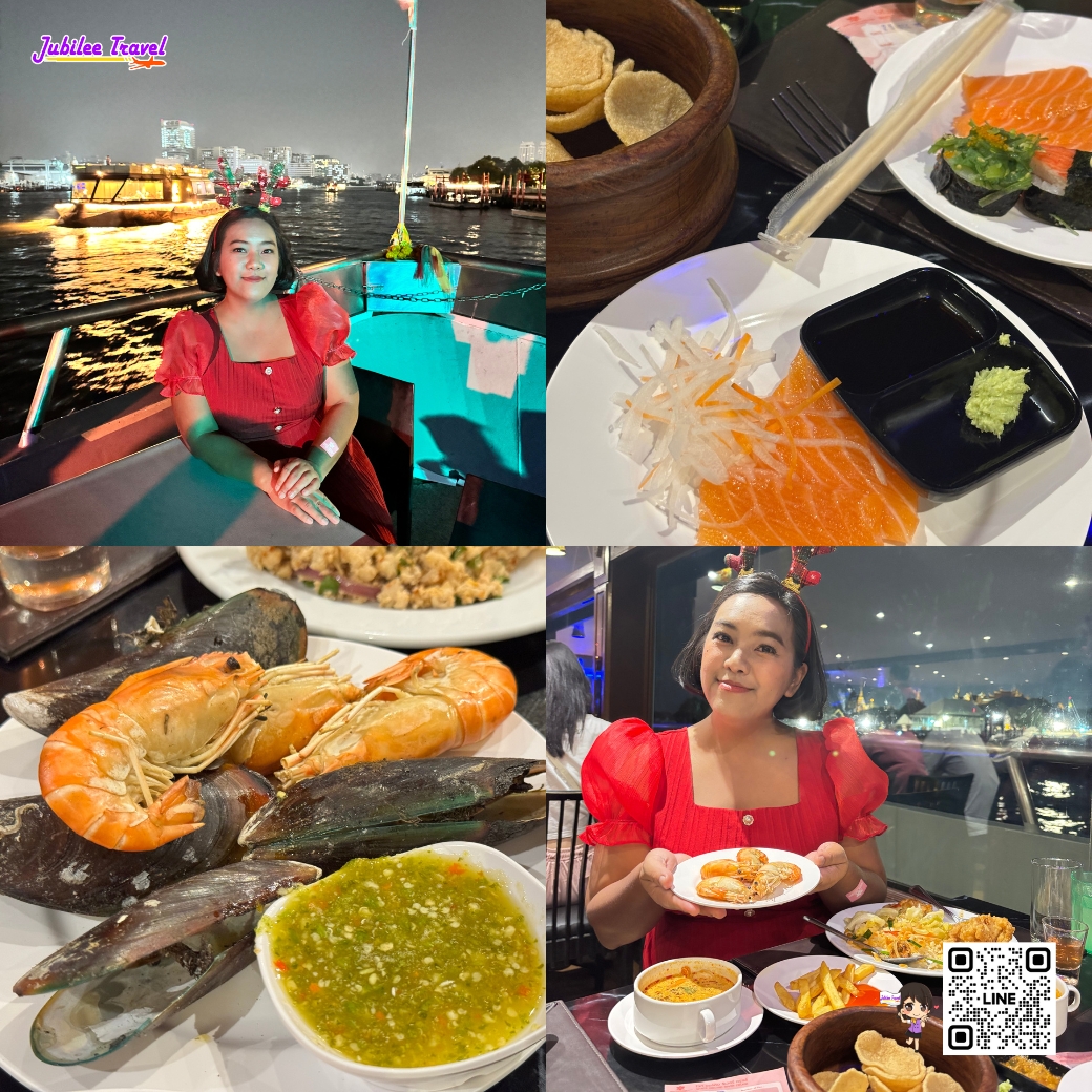 ล่องเรือดินเนอร์ White Orchid River Cruise โปรโมชั่น มา 4 จ่าย 3!