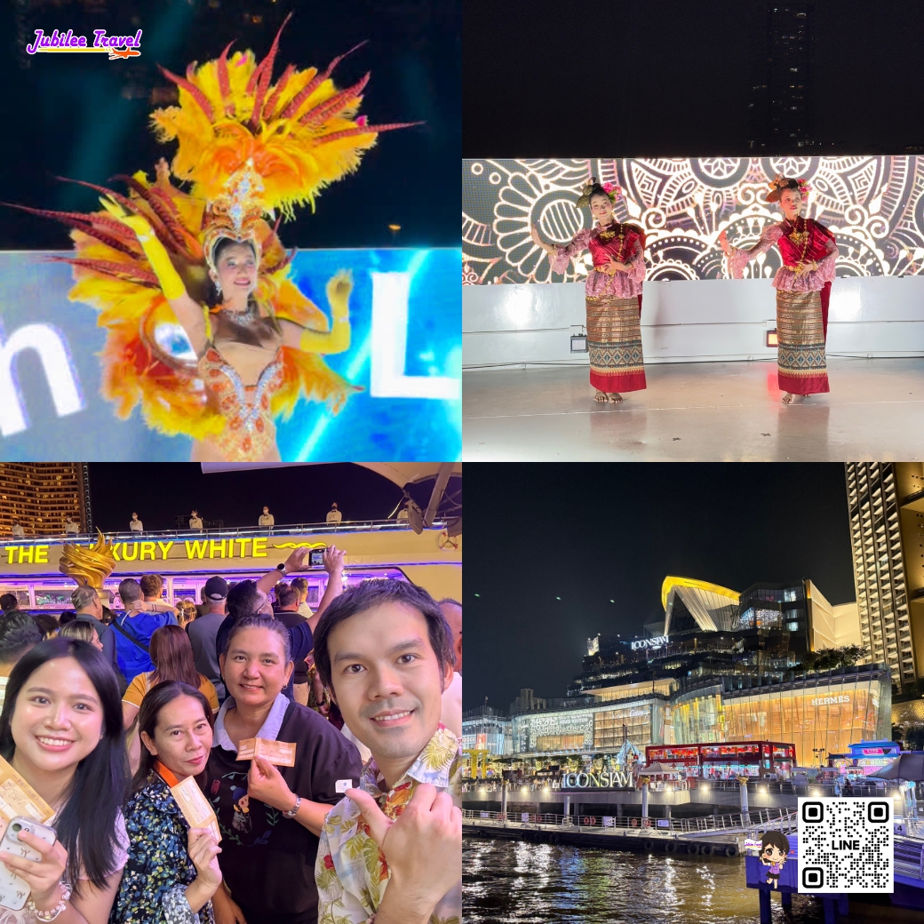 ล่องเรือดินเนอร์  The Luxury White Cruise พิเศษ โปรโมชั่นมา 4 จ่าย 3!